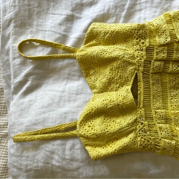 Thurley Yellow Lace Dress - Picture 6 of 13